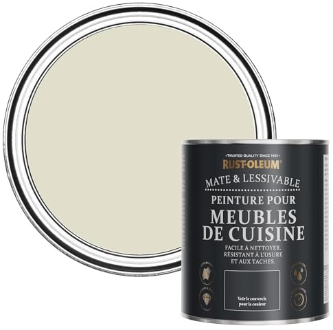 Rust-Oleum abwaschbare Küchenschrankfarbe in beige mit Matt Finish - Hafermilch 750ML