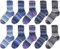 SUPERGARNE Sockenwolle Aktiv 4-fädig – 1000 g (10x100g), Strapazierfähig, Maschinenwaschbar, Made in Italy, Ideal für Socken und Strickprojekt (Jeans)