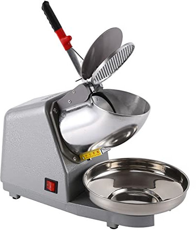 LMEIL Stainless Steel Shaved Ice Machine, Ice Crusher, Electric Ice Shaver for Home&Commercial Use, with Easy to Use, Ice Shaver Snow Cone Maker for Cocktails, Ice Cream, Smoothies, Cold Juice