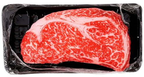 FRCOLOR Steakspielzeug Für Haustiere Falsches Fleisch Hundekauknochen Steak Hundespielzeug Kauspielzeug Für Hunde Ausgestopftes Kauspielzeug Für Welpen Beissen Pp Baumwolle Hundefutter