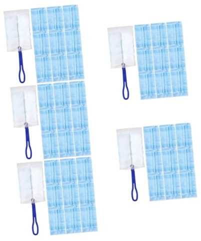 Amosfun 5juegos Plumero Electroestático Para Limpieza De Recambios De Paños Para Limpiar Superficies y Difíciles El