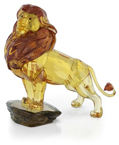 Swarovski The Lion King Mufasa, Fantasievolle Kristallfigur mit Strahlenden Kristallen