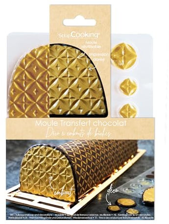 ScrapCooking - Moule blister embout de bûche Couture