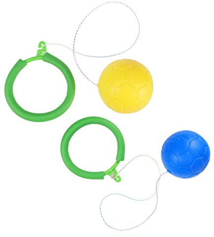 BESPORTBLE 2 Stück Springring Kinder Fitnessgeräte Leichter Schaumstoff und PVC Hüpfball für Indoor Sport Sportliches Ballspielzeug für Junge Mädchen Zufällige Farbe
