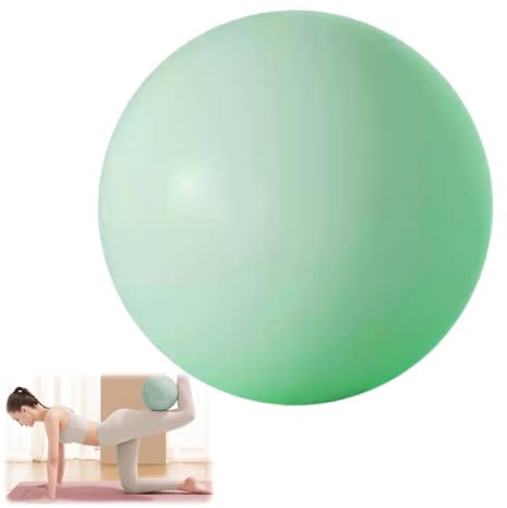 Voarge Pallone Pilates 25 cm, Pallone Fitness Yoga Palla da allenamento completo del corpo, miglioramento dell'equilibrio a casa, in palestra e in ufficio