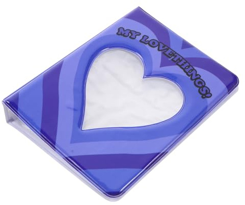 VINTORKY Album Fotografico Mini PU con Inserti Trasparenti Raccoglitore per Foto Design Moderno e Album per DIY e Handmade