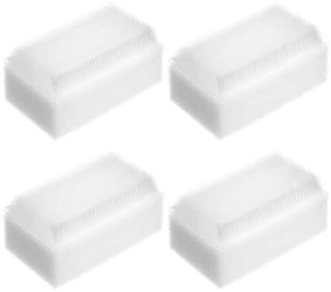 Cepillo Sensorial para Bebés 4 Piezas, Plástico y Esponja, Blanco | Baño y Lavado Corporal, Diseño Multifuncional Cerdas Suaves, Pensado para Niños y Bebés