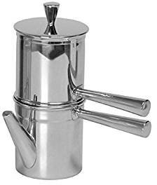 ILSA Caffettiera Moka napoletana Acciaio Inox 18/10 (3 Tazze 25cl)