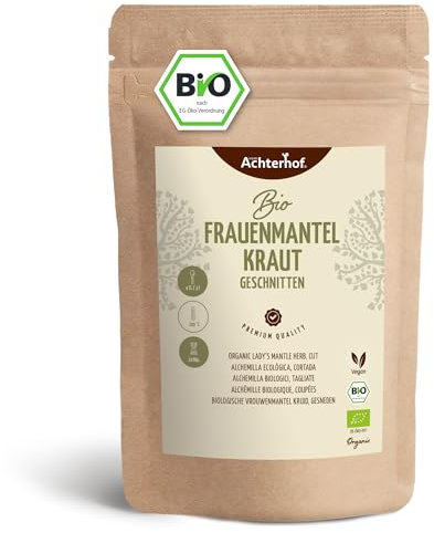 Alchemilla ecológica 100g | té de alchemilla seco y cortado | de cultivo ecológico controlado | natural - sin aditivos | vom Achterhof