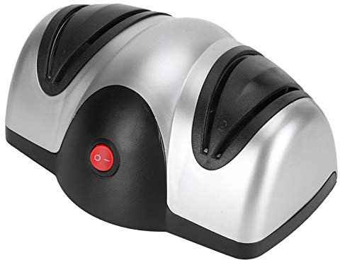 Afilador De Cuchillos Eléctrico Herramienta De Afilado De 2 Etapas Bajo Nivel De Ruido Y Alta Confiabilidad Plata Negro