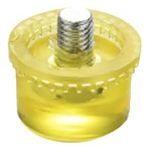 Gummihammer-Ersatz, 35 mm, Gelb, manuelle Installation, Hammerkopfaufsatz für Hammer