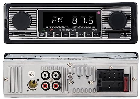 Autoradio, 4-Kanal-Bluetooth-Autoradio MP3-Player Fahrzeug-Stereo-Audio, Unterstützung FM USB AUX, mit Fernbedienung, Zum Fahren Im Fahrzeug (5513)