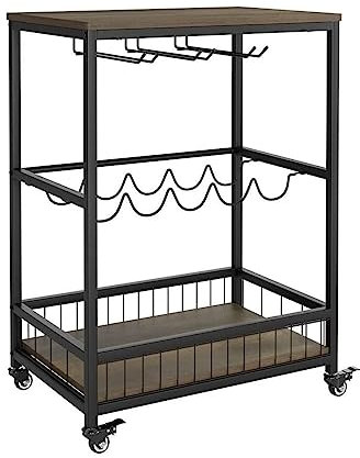 Carrito Baño Carrito De Metal Para Comedor Extraíble, Carrito De Té Multifuncional, Estante De Cocina Para El Hogar, Carrito De Almacenamiento Para Cocina Y Vino Carrito Verdulero para Cocina