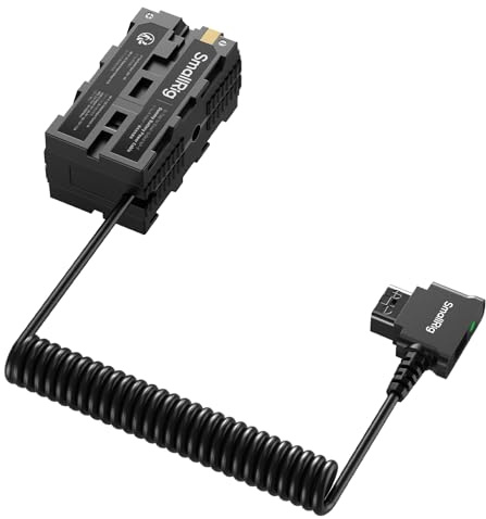 SmallRig D-tap to Dual-Sided NP-F Dummy Battery, with USB-C, DC Port, LED Display, for NP-FZ100/ LP-E6NH/ LP-E6P/ EN-EL15C/ DMW-BLK22 Dummy Batteries,Monitor and Wireless Video Transmitters