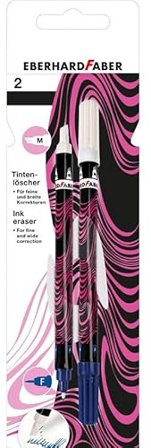 Eberhard-Faber Tintenkiller 582193 Neon Pink, Strichstärke M (mittel), 2 Stück