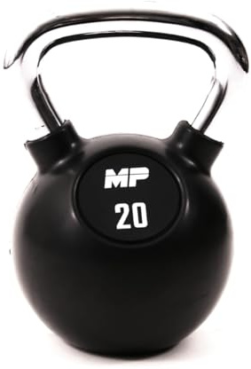 Muscle Power MP1304 Kettlebell Rubber/Chrom 20 kg