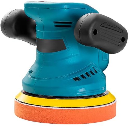 Electric Polisher for Car Waxing Marble Polishing 3 Speed Adjustable Portable Power Tool with Ergonomic Handle Eccentric Polishing Machine