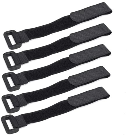 Heavy Duty Cykelstyre Surrningsband 5 Styck Svart 20x200-300mm(20X200mm black)