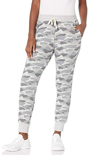 Amazon Essentials Wae60043fl18, leggings Mujer, Verde (Grey Camo), 38 (Talla del fabricante: Small)