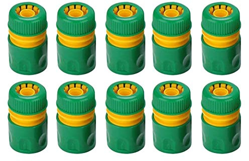 Bewässerungsrohrverbinder / -verbinder, 10er Pack 1/2 Garten-Leitungswasserschlauch-Schnellverbinder Bewässerungsgewindeverbindungssystem