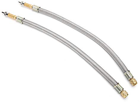 Reifenventilverlängerung, 2 Stück Reifen Ventilverlängerung Flexibel Ventil Schaft Extender 300mm/11,8 Zoll 334000 für LKW Anhänger Schwerfahrzeuge