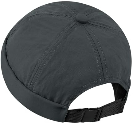 CLAPE Unisex Docker cap Cappello Senza Visiera Impermeabile Berretto da Portuale da Uomo Berretto Docker Leggero Regolabile Beanie Brimless Hat
