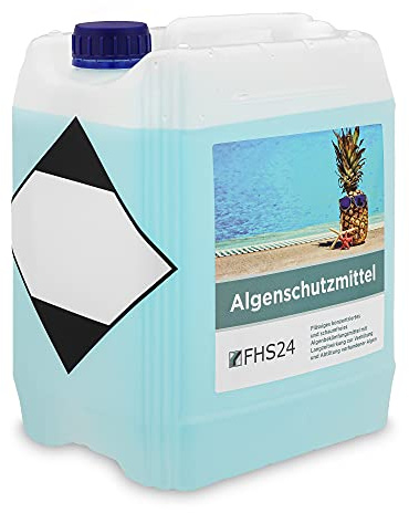 FHS24 Algenschutzmittel 5l Algenverhüter schaumfrei Pool Wasserpflege Poolpflege