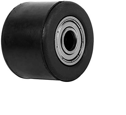 Kettenumlenkrolle, 8mm Kettenrollenspanner Umlenkrolle für Motorrad für Dirt Bike Enduro (Schwarz)