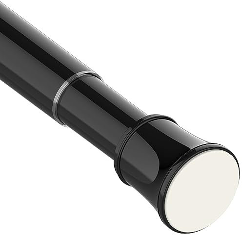 Vorhangstange ohne Bohren Verstellbare Teleskopstange Gardinenstange belastbare Klemmstange zum Ausziehen durch Drehen Verstellbar, für ihre Gardinen, Trennwand und Balkon 1Stück 65-85 cm