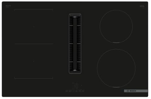 Bosch PVS811B16E, Piano cottura a induzione con cappa aspirante integrata Serie 4, Black