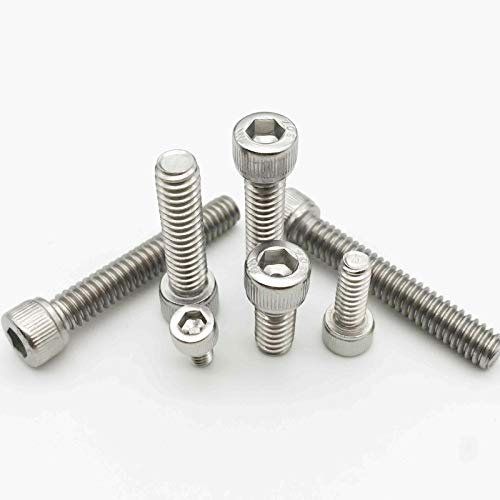 Hält Dinge fest US-grober Thread 304 A2 Edelstahl-Sechskant-Sechskant-Sechskant-Sechskantschraube Geeignet für viele Einsatzorte(1/4,10pcs UNC 8-32)