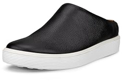 ECCO Mjuk 60 Slide Clog träsko för kvinnor, svart, 41/42 EU