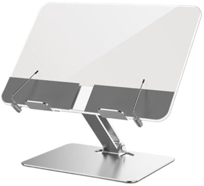 HYKJCSS Buchständer Buchhalter Verstellbarer Und Faltbarer Rezeptbuchhalter, Freihändiges Lesen, Geeignet for Kochbücher, Laptops Kochbuchhalter(Single arm)