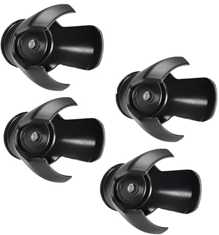YcsRnn 4PCS Golf Ball Picker Upper, Golf Ball Retriever, For Putter 3-Prong Golf Ball Retriever Grabber Sucker Tool Golf Ball Pick Up Claw With Stainless Steel Screws Portable Golf Pick-Up