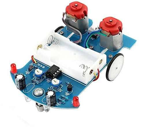 Asyduey 1 Set di Kit di Progetti per Auto Intelligenti Track Following RCar Kit Fai-da-Te Kit Elettronico Fai-da-Te