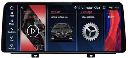 Autoradio Android 15 Double Din Touch Screen da 12,3 pollici per BMW X3 G01 X4 G02 2018-2020 con Bluetooth FM WiFi SWC Android Auto Carplay Navigazione GPS AHD Telecamera per la retromarcia (Y200 4+6
