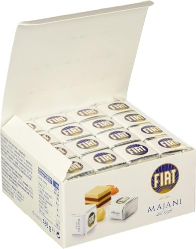 Fiat Majani Dado Cremini Classici - 48 Cremini Senza Glutine e Senza Lattosio - 1 Astuccio da 486g