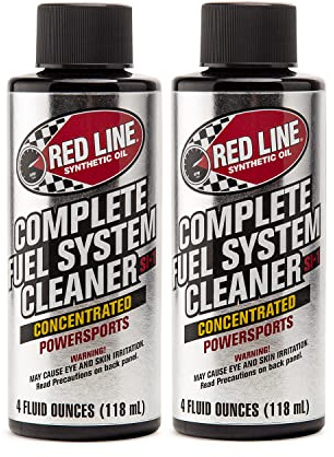 Red Line 60102 Complete Powersports Fuel System Cleaner - 4 Ounces (2 Pack)