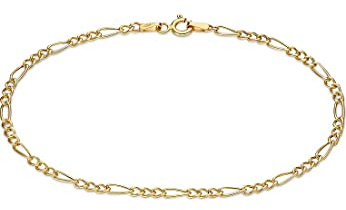 CHRIST Damen-Armband Armband Figaro 375er Gelbgold
