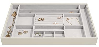 Stackers Schmuckschatulle - Hellbeige - Rustikal-Luxuriös - Ringe, Schmuckzubehör - Valentinstag, Muttertag
