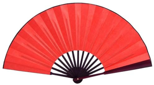 Ventagli Cinese a Mano,Ventaglio Pieghevole Rosso,Ventaglio Donna,Ventaglio in Seta a Mano,Ventaglio Giapponese per Spettacoli, Festival, Eventi, Regali, Decorazioni per la Danza Artigianale