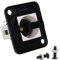QIANRENON Toslink Adaptateur connecteur à fibre optique femelle vers femelle XLR pour transmission de signaux audio numériques, pour système d'enregistrement numérique, rack réseau, noir