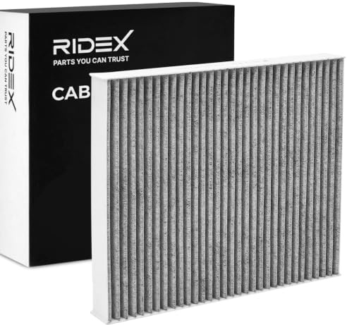 RIDEX 424I0734 Innenraumfilter Pollenfilter Aktivkohlefilter Höhe: 30 Breite: 222 Länge: 255 Kompatibel mit VW POLO AW1, BZ1 T-Cross C11, SEAT Arona KJ7, SKODA Kamiq NW4