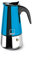 IBILI - Cafetera express Moca Blue, 6 tazas, 280 ml, Acero Inoxidable, Apto para inducción