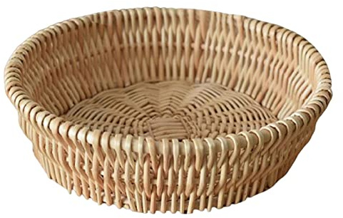 FytStycale Organizzatore da Tavolo in Vimini Fatto a Mano, Cestino per Il Pane in Vimini per Feste di Matrimonio, 35 cm