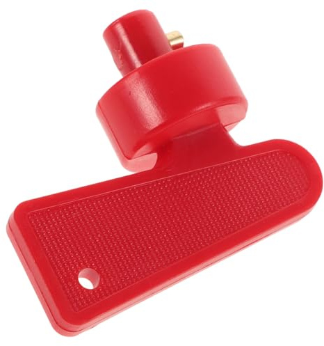 TOPBATHY Interrupteur de Déconnexion de Batterie Étanche Fonction Marche/arrêt pour Contrôle D'alimentation Rouge Commutateur à Bascule Plastique pour Voiture et Bateau