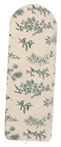 PartyKindom Housse De Protection Pour Planche à Repasser 100% Coton Toile Résistante à La Chaleur Et Antitache Coussin De Protection Pour Usage Domestique Couleur Verte