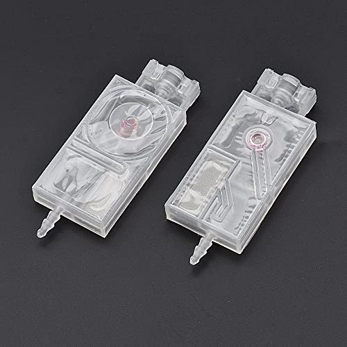 Lot de 10 amortisseurs d'encre DX7 DX5 avec connecteur for imprimante Traceur à solvant écologique Mimaki JV33 CJV30 JV5 Galaxy for Epson TX800 XP600(Direct Connector)