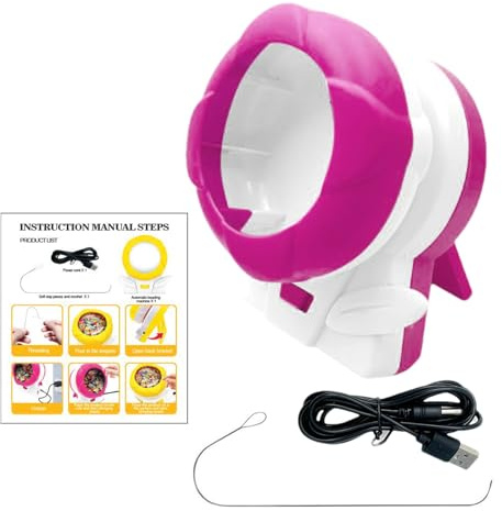 Jubilofex Perlenspinner | Elektrisches automatisches Armband Spinner | Perlen Kits für Jugendmädchen Baby Freundin Teenager Männer Tochter Kinder Kinder Sohn Freunde Frauen Frauen