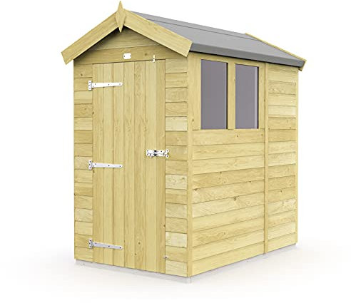 Total Sheds 4x7 Apex Shed Fast 2-5 Days Delivery Anywhere In The U.K
